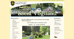Desktop Screenshot of klein-vogtland.de
